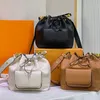 drawstring Bucket Bag Fashion Crossbody Shoulder Bags Designer Hand Bags Woman Handbags Small Purse Granular Genuine Leather Gold Hardware Removable Strap Pouch