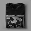 Camisetas Masculinas Engraçadas Devilman Crybaby Anime T-Shirt Masculino Feminino Decote Redondo Algodão Manga Curta Camiseta Tops de Verão