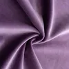 Cortina estilo europeu Veludo roxo para sala de estar quarto personalizado nórdico simples blecaute moderno cortinas de janela