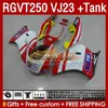 Verkleidungsset Tank für Suzuki RGV250 SAPC VJ23 RGVT250 RGV-250CC 97 98 Karosserie 161No.19 RGVT-250 RGV-250 Panel RGVT RGV 250 CC 250CC 1997 1998 ABS-Verkleidung weiß glänzend rot