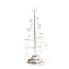 Christmas Decorations Tabletop Tree Light Up Decoration LED Decor Silver/Gold Spiral Artificial
