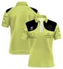F1 Team 2022 Giallo Edizione Speciale Speciale Sport Sport Sports T-shirt Fan Polo Shirt Abbigliamento da corsa