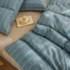 寝具セットシンプルな快適な100％綿の寝具セット4PC