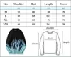 Men's Sweaters Hip Hop Pullover Men Women Blue Pink Fire Flame Knitted Oversized Harajuku Streetwear Tops Casual Couple G221010