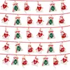 Julekorationer Ourwarm Datum 1-24 1-31 Felt adventskalender Garland DIY presentpåse Countdown Year's Products