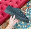 المصمم الكلاسيكي أحذية القماش الطبيعي Maxi Sneakers مطاطية حذاء حذاء إغلاق حذاء سببي مسطح