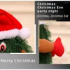 Decorações de Natal S/M/L Electric Sing Dancing Gire 360 ​​° Tree Toys Funny Children Decoration Ornament