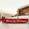 Decorazioni natalizie Babbo Natale Lettera portico Sfondo per la porta appesa Banner Party Decorazioni di Natale