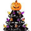 Interieurdecoraties Halloween Tree LED -verlichting Ornament Batterij aangedreven pompoendecoratie voor woonkamer