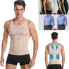 Taillen-Bauch-Shaper Be-In-Shape Herren Schlankheitsweste Körper Bauch Kontrolle Haltung Gynäkomastie Kompressionsshirt Unterwäsche Trainer Korsett 221011