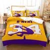 Bedding Sets Polyester Basketball Stars series 3D Digital Printing Duvet Cover Set 3 PCS European and American Style Super Soft Quilt Cover with Pillowcase Full Size