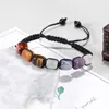 Charm Bracelets Reiki Healing Stone 7 Chakra Bracelet Women Men Meditation Jewelry Natural Crystal Anxiety Beads Bangles Yoga