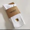 Towel Socks for Men and Women 2023 Fashion American Brand Carhart Embroidery Medium Tube Tide Bottom Skateboard Basketball Work Clothes