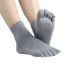 Sportsocken, Holzclogs, Baumwolle, fünf Zehen, getrennte Zehen, trockene Finger, Verhinderung der Bewegung des Fußpilzes, Schutz der gespaltenen Zehen