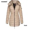 Dames Down Parkas NeedBo Long Puffer Winterjas Dames Hooded Parka Warm vrouwelijke jas plus maat 3xl Casual katoenen gevoegde parka's 2021 T221011