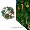Decorazioni natalizie Ghirlanda Simulazione Porta Appesa Finestra Puntelli Sfondo Accessori per alberi