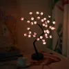 Veilleuses couleur lampe de table led luciole arbre lumière pleine d'étoiles cadeau d'anniversaire