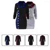 Hoodies voor dames halverwege de stijlvolle plaid patchwork dame sweatshirt lange jumper coltrui dameskleding dameskleding