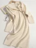Dwuczęściowa sukienka spódniczka YiTimoky Zestawy francuska z dzianiny najlepsza jesień zimowa biuro Zestaw Kobiet mody pullover camisole 221010