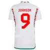 2024 Wales voetbalshirts BALE WILSON BROOKS RAMSEY 24 25 weg Nationale teambeker Rodon JOHNSON Home WELSH voetbalshirt kindertenue Uniformen enfant camesita de futol