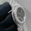 2022 Новая версия STON Skeleton Watch Pass TT Mens Diamonds Toping Mechanical Mechanical Movement Luxury Iced Out Sapphire Shinyamry