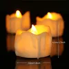 Velas Paquete de 6 Velas LED parpadeantes con batería Temporizador Candelitas electrónicas bougie mariage aniversario 6 horas encendidas 18 horas apagadas 221010