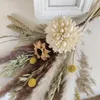 Faux Floral Greenery Natural Pampas Plants For Room Decor Fuffly Without Vase Pine Cone Nordic Style Home Garden Arrangement Party 221010