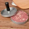 고기 가금류 도구 1 고품질 라운드 햄버거 곰팡이 알루미늄 합금 햄버거 고기 쇠고기 바베큐 육류 고기 부엌 음식 금형 221010 세트