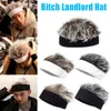 Berets Beanie Wig Hat Fun Korte Hair Caps For Men Women 2022 Fashion ademende zachte hoeden feest buiten coole accessoires