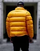Puffer kurtki męskie designer zimowy kurtka damka płaszcz bawełniany parka płaszcz żółty czarny zwykły zamek błyskawiczny gęste ciepłe ubranie wiatrówki