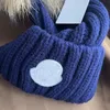 nitted Fur Pom Hat Fashion Designer Skull Cap Letters Beanie Mannen en Vrouwen Unisex Cashmere HighQuality