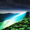 Ficklampor facklor superljust laddningsbar utomhus multifunktion p1000 ledde l￥ngv￤ga spotlight batteri display cob ljus