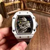 2022 Carbon Fiber Mens Automatic Mechanical Watch Hollowed Out Personalized Luminous Technology Atmospheric Fashion Trend