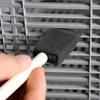 Car Sponge Air Conditioner Vent Outlet Keyboard Dust Cleaning Wooden Handle Brush