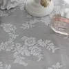 テーブルクロスホワイトレーステーブルクロスウェディングパーティーのコーヒーカバークロスプレースマット料理刺繍生地2022