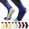 Män anti slip fotbollsstrumpor Athletic Long Socks Absorberande sportgreppstrumpor för basketfotbollsvolleyboll som kör F1011