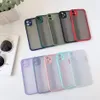 Matte Cele Case na iPhone'a 14 13 12 11 XS Max Xr Clear Transparent Hard Case Shockproof Armor Cover w OPP BAG
