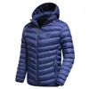 Mens Down Parkas Men Winter Warm USB Heating Fleece Jackets Parkas Smart Thermostat Detachable Hooded Heated Waterproof Jacket Clothing 221010