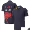 Motorfietskleding F1 Racing Shirts Forma One Team T-shirt Offici￫le teamer Driver T-shirt Nieuwe Summer Motorsport Red Short Sleeve Breat DHTSV