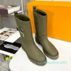 2022 Boot Martin Bootss TERRITORY Flat Half Shoes Combat Leather Booties