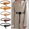 Belts Design Women Knot Waistbands Wide Long Soft PU Leather Fashion Woman Dress Decorate DIY Bow Buckle Gifts
