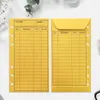 Presentförpackning 12 datorer 6-håls budget kuvert kontantfärger Sheet Tracker System för att spåra pengar sparar e8be