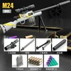 M24 Sniper Pistola Giocattolo Manuale 82 cm Soft Bullet Shell Espulsione Blaster Giocattolo Modello di Tiro Per Bambini Ragazzi Adulti All'aperto
