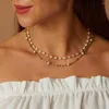Choker ZMZY Boho Pearl Necklace For Female With Miyuki Seed Beads Handmade Beaded Wholesale Friends Birthday Gift Streetwear