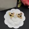 New style Multicolor Crystal Stud Earrings for fashion women designer Jewelry gift