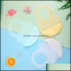 Other Festive Party Supplies Food Grade Transparent Sile Bib Baby Droolproof Rice Pocket Drop Delivery 2022 Home Garden Festive Part Dh3Kv