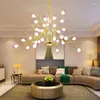 Pendant Lamps Rose Chandelier Creative Personality Lamp In The Living Room Post-Modern Dining-Room Romantic And Cozy Bedroom