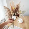 Faux Floral Greenery Literature and Art Retro Natural Eterno Bouquet Reed Daisy Rabbit Tail Grass Eucalipto Decora￧￣o de Decora￧￣o de Tableto em casa 221010
