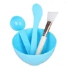 Makeup Brushes 4PCS Face Mask Mixing Bowl Set DIY Facemask Tool With Silicone Facial Spatula Beauty Skin Care3641273