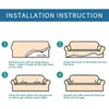 Camas de cadeira Camurça Capa de Sofá Elastic Cushion Slip Slip Slip Resistente para a Decoração da Sala Decoração Home Funda